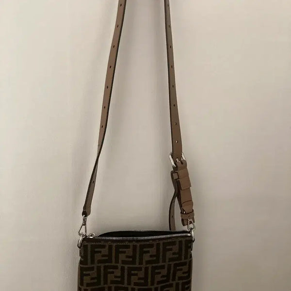 [BUNJANG] Fendi Jacquard Crossbody Bag / 펜디 자카드 크로스백 s급 정품