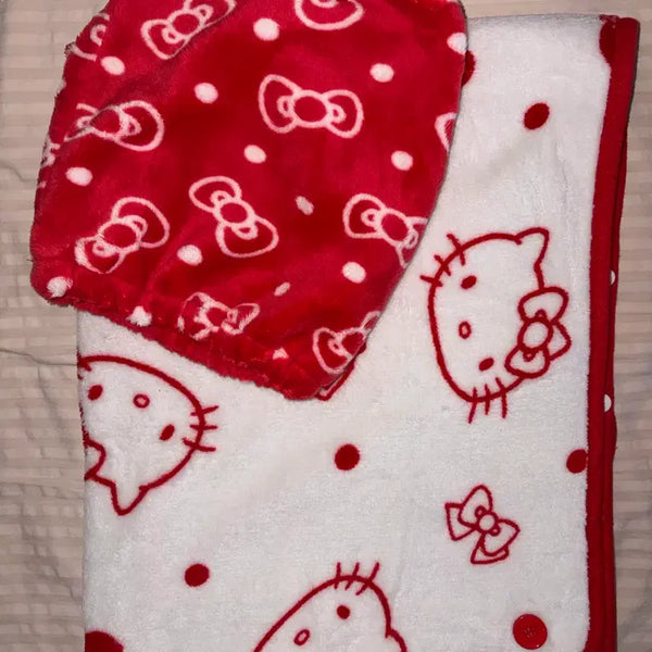 [BUNJANG] Kitty Blanket / 키티담요