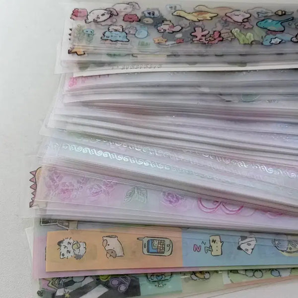 [BUNJANG] 100 Patterns Kiss Cut Sticker Bundle / 키스컷 100패턴 일괄 처분