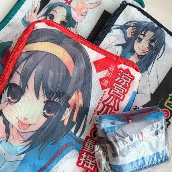 [BUNJANG] The Melancholy of Haruhi Suzumiya Unsealed Gacha Pouch (Excluding Yuki) / [개봉] 스즈미야 하루히의 우울 가챠 파우치