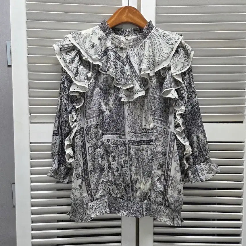 [BUNJANG] Son Jung Wan Chiffon Blouse / 손정완  쉬폰블라우스