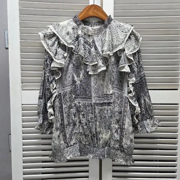 [BUNJANG] Son Jung Wan Chiffon Blouse / 손정완  쉬폰블라우스
