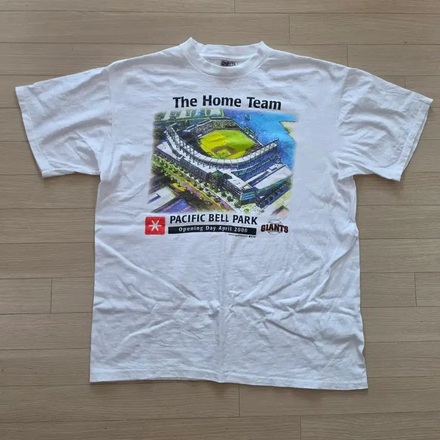 [BUNJANG] San Francisco Giants Pacific Bell Park Opening Day T-Shirt XL / [최종할인] 00년 SF자이언츠 퍼시픽벨파크 개장기념 티셔츠 XL 105