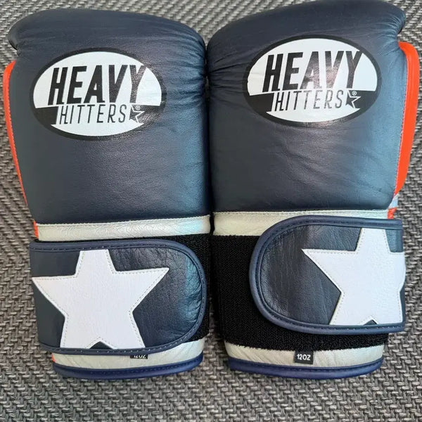 [BUNJANG] Heavy Hitter 12oz Boxing Gloves Navy/White / 헤비 히터 복싱 글러브 12oz 네이비 화이트