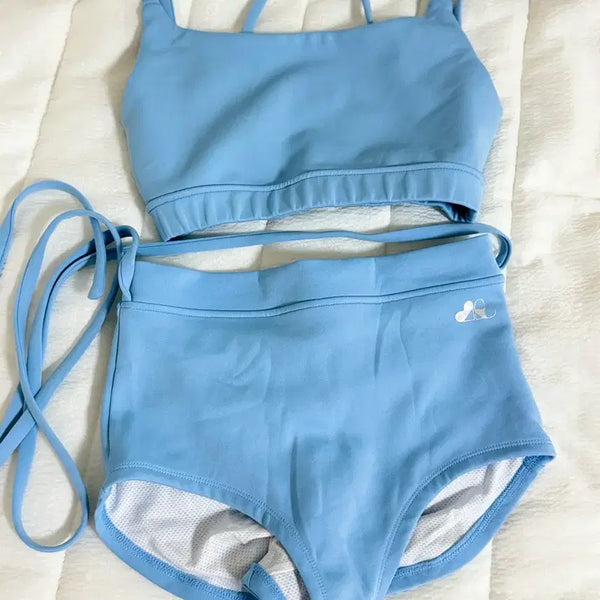 [BUNJANG] Nudizzle Polewear Set (Top 90, Bottom 95) / 누디즐 폴웨어 세트 90-95 사이즈 폴댄스 의상, 폴복
