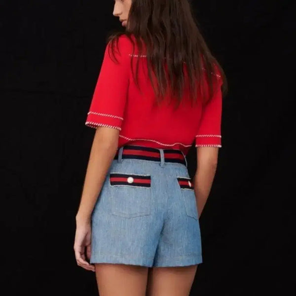 [BUNJANG] Maje Denim Shorts / 택 새상품 마쥬 데님 반바지