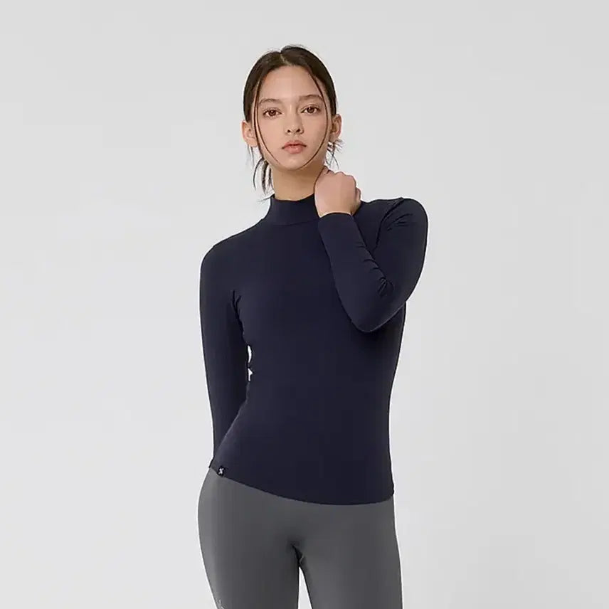 [BUNJANG] Xexymix Mock Neck Slim Fit Long Sleeve Black XL / 젝시믹스 모크넥 슬림핏 롱슬리브 / 블랙 XL