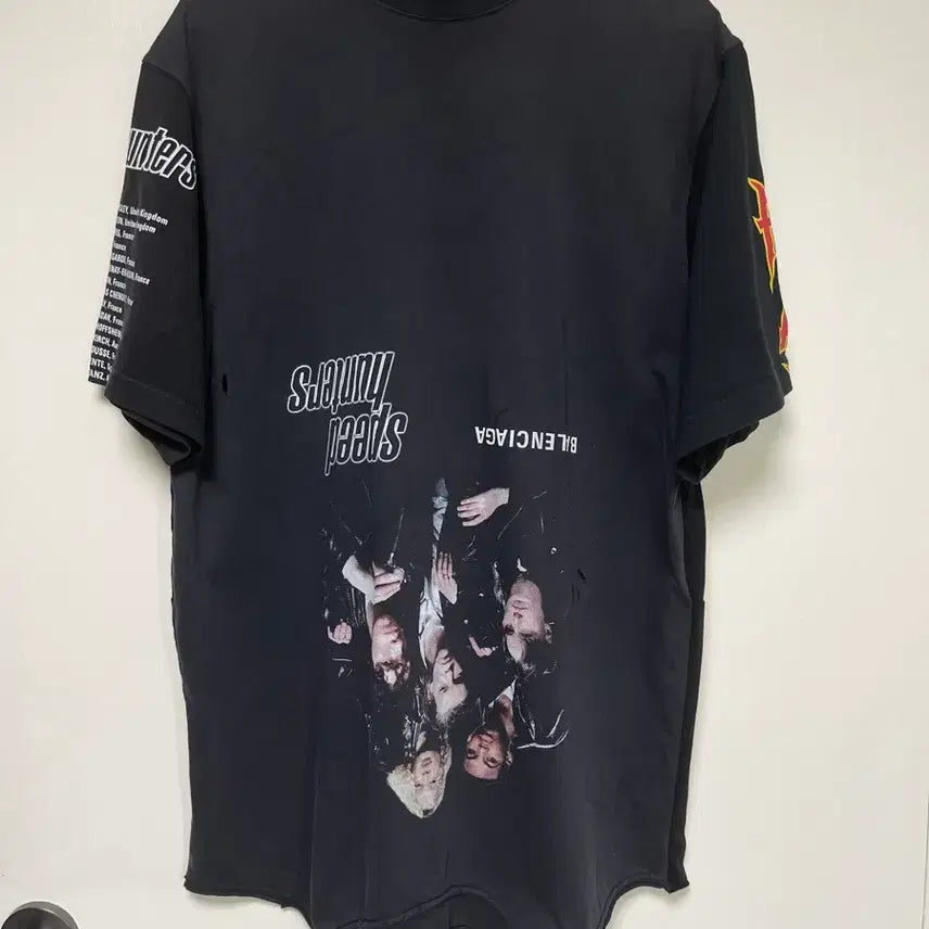 [BUNJANG] Balenciaga Speedhunters Upside Down T-Shirt / 백화점 한글택) 발렌시아가 스피드헌터 업사이드 다운 반팔