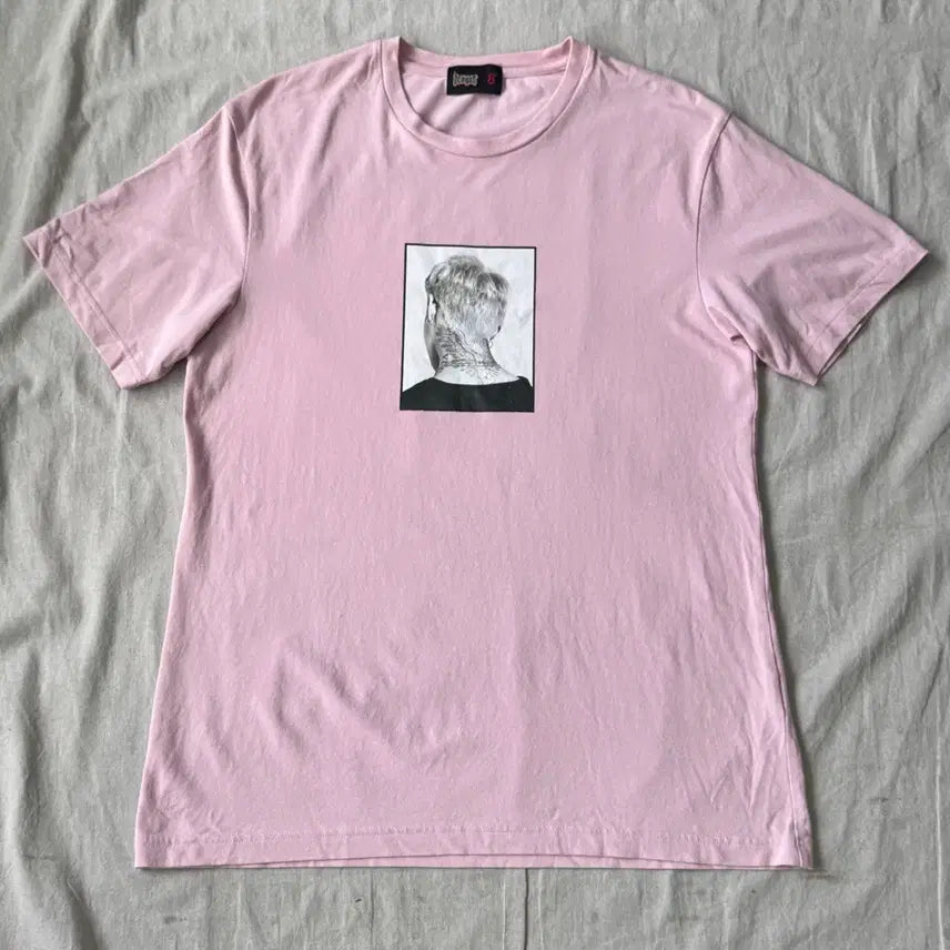 [BUNJANG] 8Seconds x G-Dragon Collaboration Pink T-Shirt (L) / 에잇세컨즈 지드래곤 핑크 반팔 L
