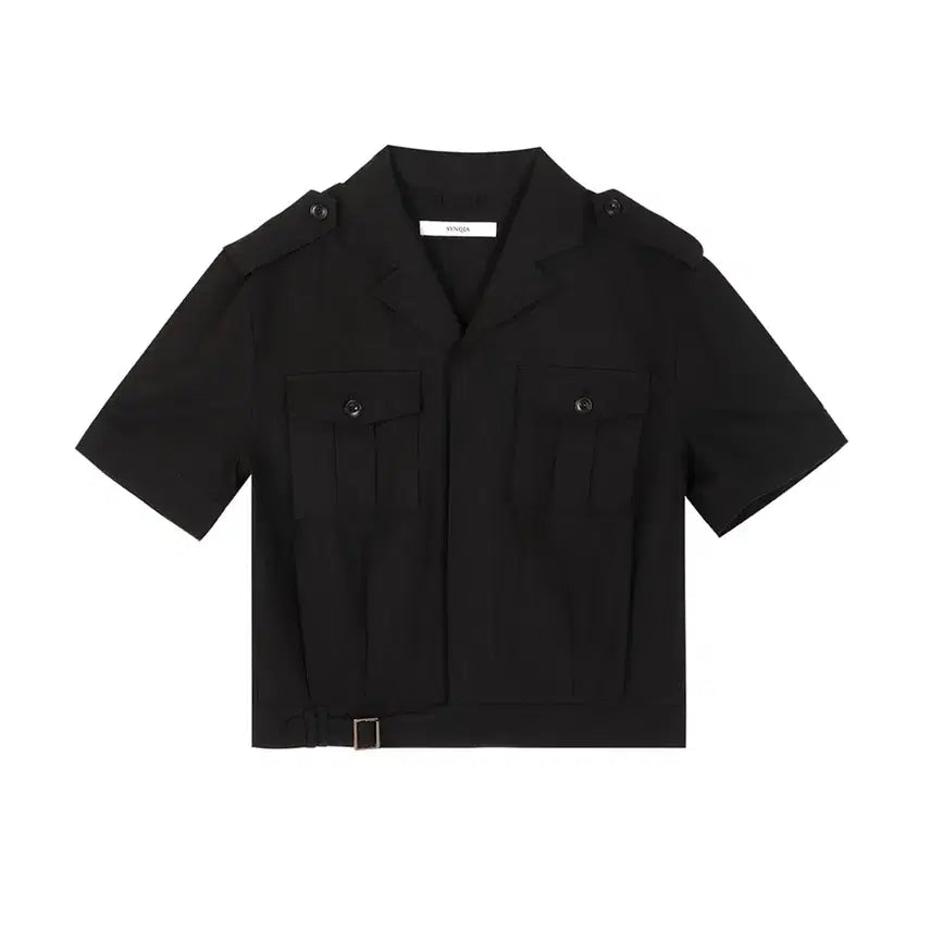 [BUNJANG] Shinkia Battle Dress Half Sleeve Shirt Black L / 새상품) 신키아 배틀 드레스 하프 슬리브 셔츠 블랙 L