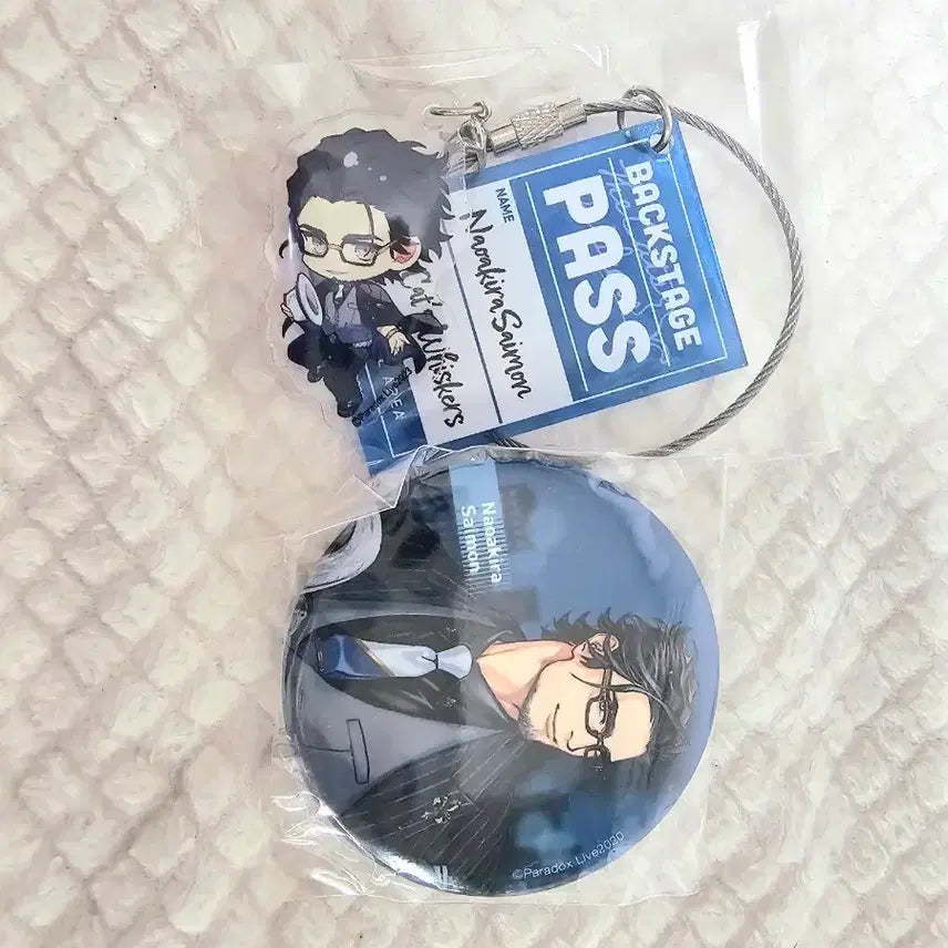 [BUNJANG] Paradox Live Simon Naoki Akira Can Badge & Acrylic Charm Set / 파라독스 라이브 사이몬 나오아키라 캔벳지, 아크릴참
