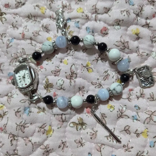 [BUNJANG] Gintama Gintoki Themed Watch Bracelet / 은혼 긴토키 시계 팔찌