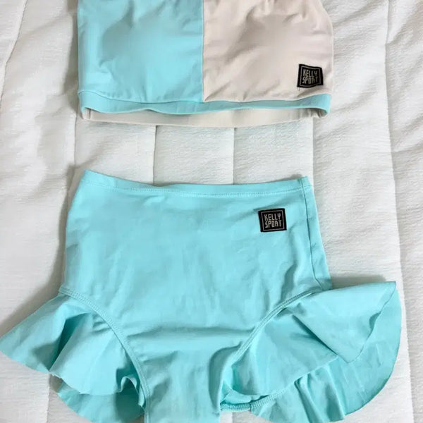[BUNJANG] Kelly Sport Ailee Shorts & Tube Top Set / 켈리스포츠 폴웨어 세트, 에일리쇼츠 + 튜브탑 S 폴복 폴댄스
