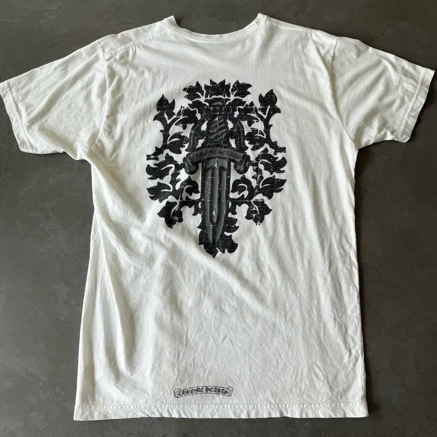 [BUNJANG] Chrome Hearts Vine Dagger Short Sleeve T-Shirt L / 크롬하츠 바인 대거 반팔 티셔츠 L