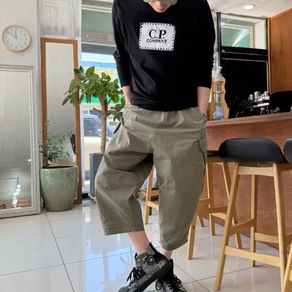 [BUNJANG] C.P. Company Long Sleeve T-Shirt / C.P. 컴퍼니 블랙 (여름에도 입는 긴팔티)