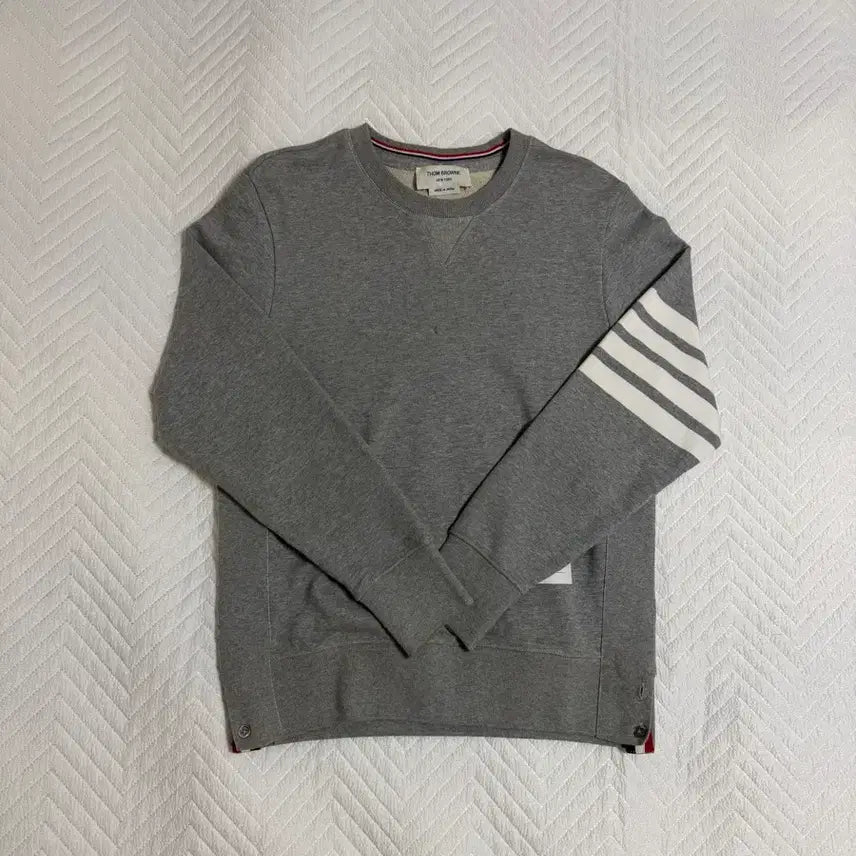 [BUNJANG] Thom Browne Four-Bar Sweatshirt Grey Size 1 / [S급] 톰브라운 4선 맨투맨