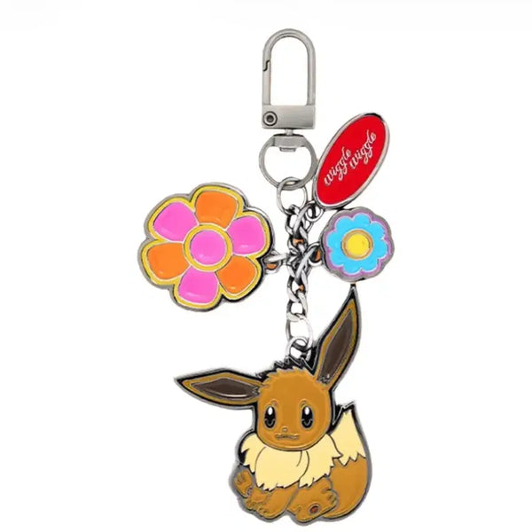 [BUNJANG] WiggleWiggle Pokemon Collaboration Eevee Metal Charm Keychain / 위글위글 포켓몬 콜라보 메탈참 - 이브이