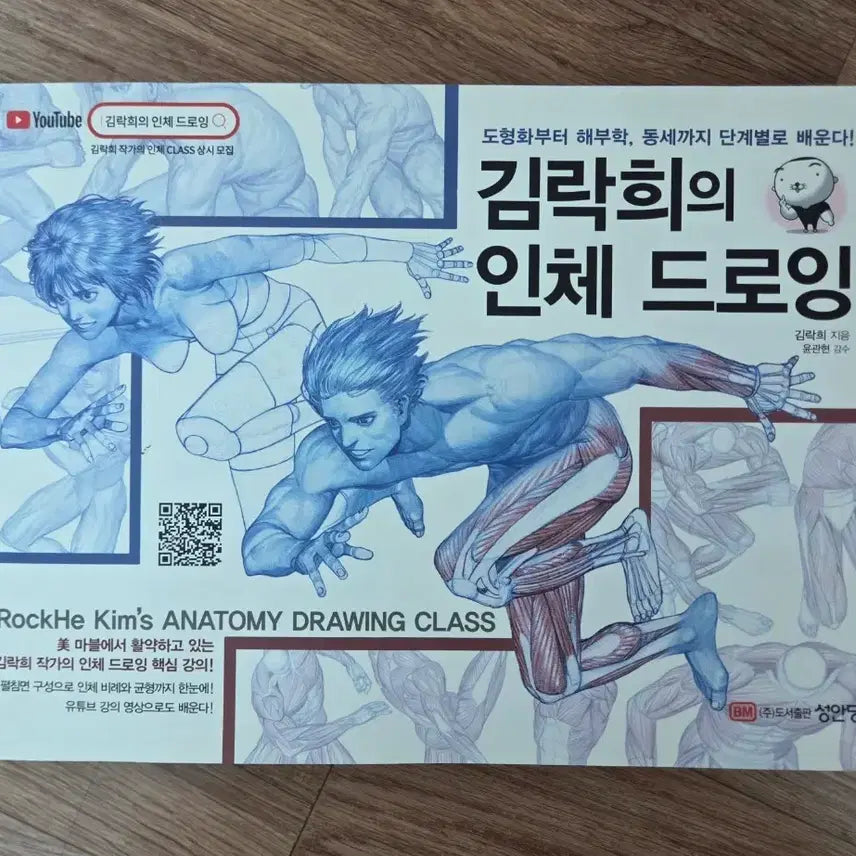 [BUNJANG] Kim Rak-Hee Human Anatomy Drawing Book: How-to-Draw Guide / 김락희의 인체 드로잉 책 작법서 드로잉 책 판매합니다!