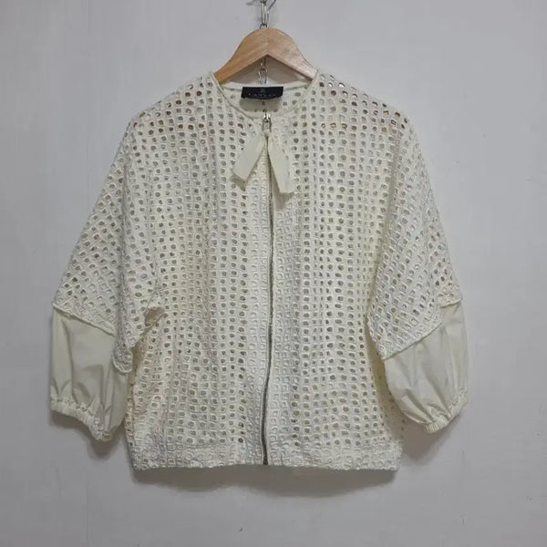 [BUNJANG] Lanvin Punching Jacket Ivory / 랑방 펀칭자켓