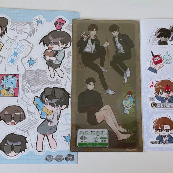 [BUNJANG] Gwaedam Cheulgeun Hyunmu Team 1 Sticker Bundle Set / 괴담출근 괴출 현무1팀 스티커 일괄