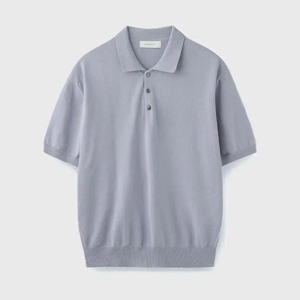 [BUNJANG] Unionblue Hard Twist Comfort Knit Polo Fog XXL / 유니온블루 하드 트위스트 컴포트 니트 포그 XXl