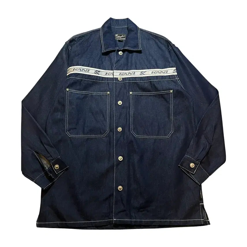 [BUNJANG] Calkani Old School Denim Jacket / 칼카니 올드스쿨 데님 자켓