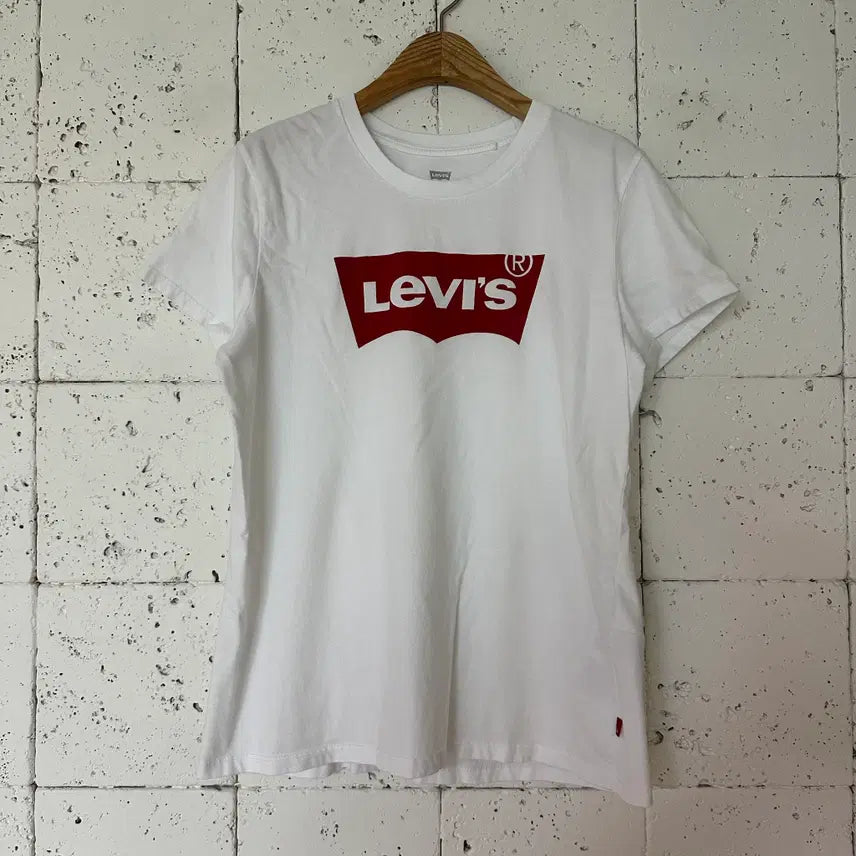 [BUNJANG] Levi's Women's Half-Sleeve T-Shirt / 우먼L 리바이스 반팔티