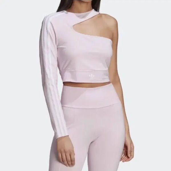 [BUNJANG] Adidas Cropped Top Pink / 아디다스  크롭탑 핑크