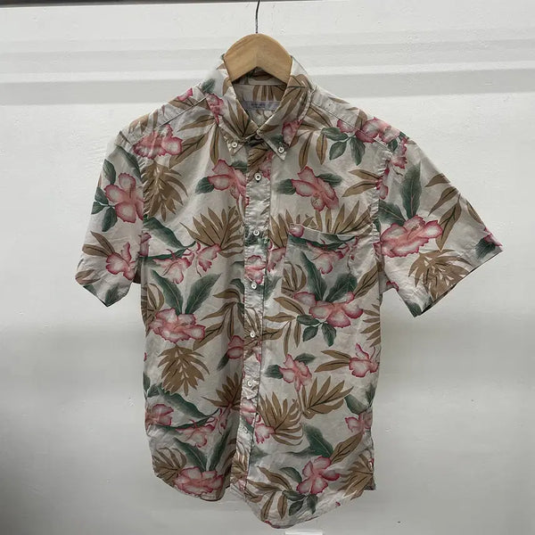 [BUNJANG] SERIES Flower Short Sleeve Shirt (Size 95) / 95)시리즈 플라워 반팔 셔츠