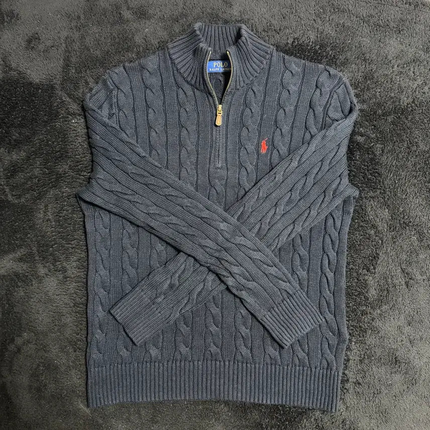 [BUNJANG] Polo Ralph Lauren Half-Zip Knit Sweater (M100) / 폴로 반집업 니트 (M100)