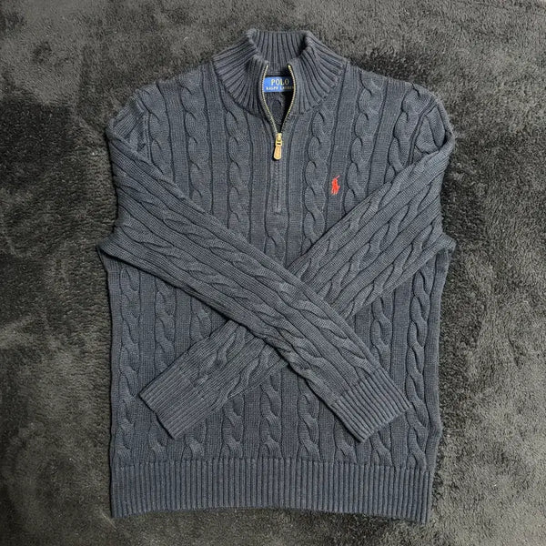 [BUNJANG] Polo Ralph Lauren Half-Zip Knit Sweater (M100) / 폴로 반집업 니트 (M100)