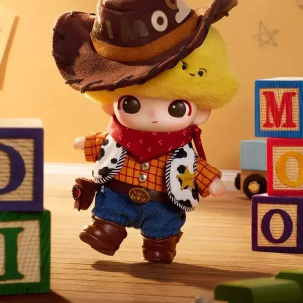 [BUNJANG] Pop Mart DIMOO x Pixar Woody Keychain / 팝마트 디무 x 픽사 키링 우디