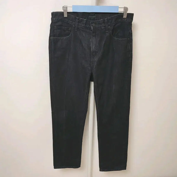 [BUNJANG] Uniqlo Men's Dark Wash Denim Jeans / [33] 유니클로 남성 흑청 청바지 새옷 수준 데님팬츠