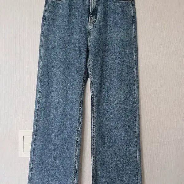 [BUNJANG] Light Wash Wide Leg Jeans / 청바지 와이드 레그 연청