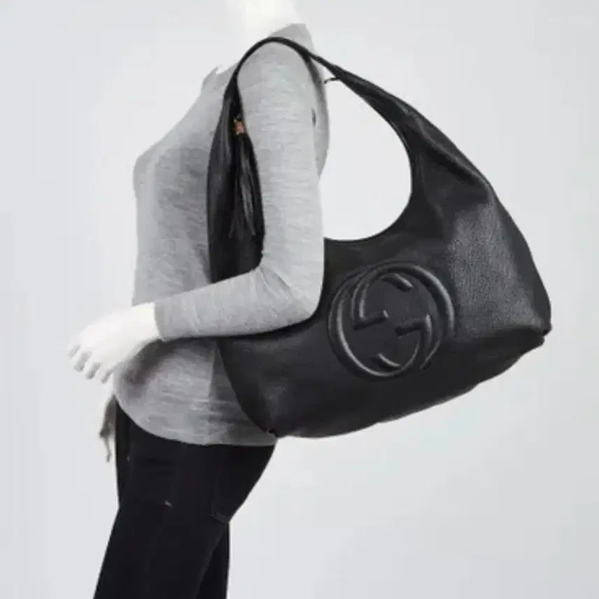 [BUNJANG] Gucci Soho Interlocking Shoulder Hobo Bag / (정품) 구찌 소호 인터로킹 숄더 호보백