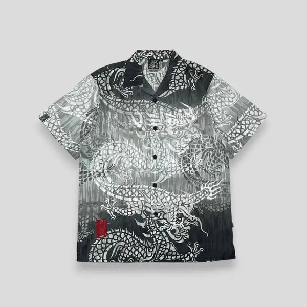 [BUNJANG] Dogtown Oriental Dragon Short Sleeve Shirt / 도그타운 오리엔탈 드래곤 반팔 셔츠
