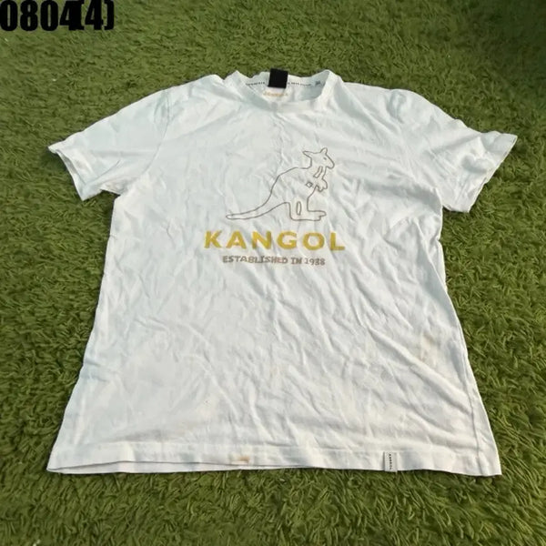 [BUNJANG] Kangol KANGOL ESTABLISHED IN 1938 Logo T-Shirt White XL / 캉골 반팔티 화이트 XL