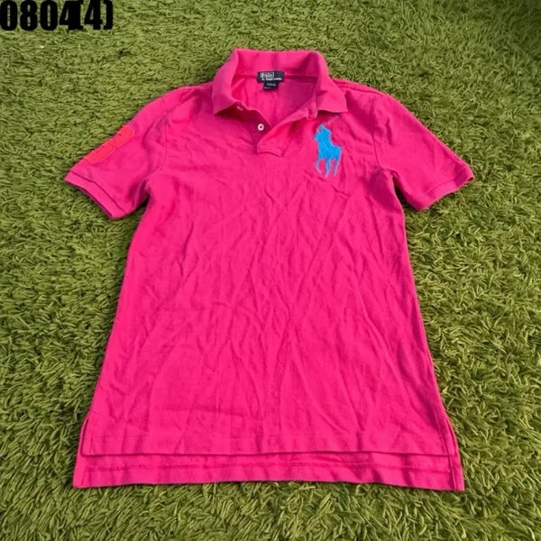 [BUNJANG] Polo Ralph Lauren Pink Short Sleeve Polo Shirt / 폴로 랄프로렌 핑크 반팔 카라티