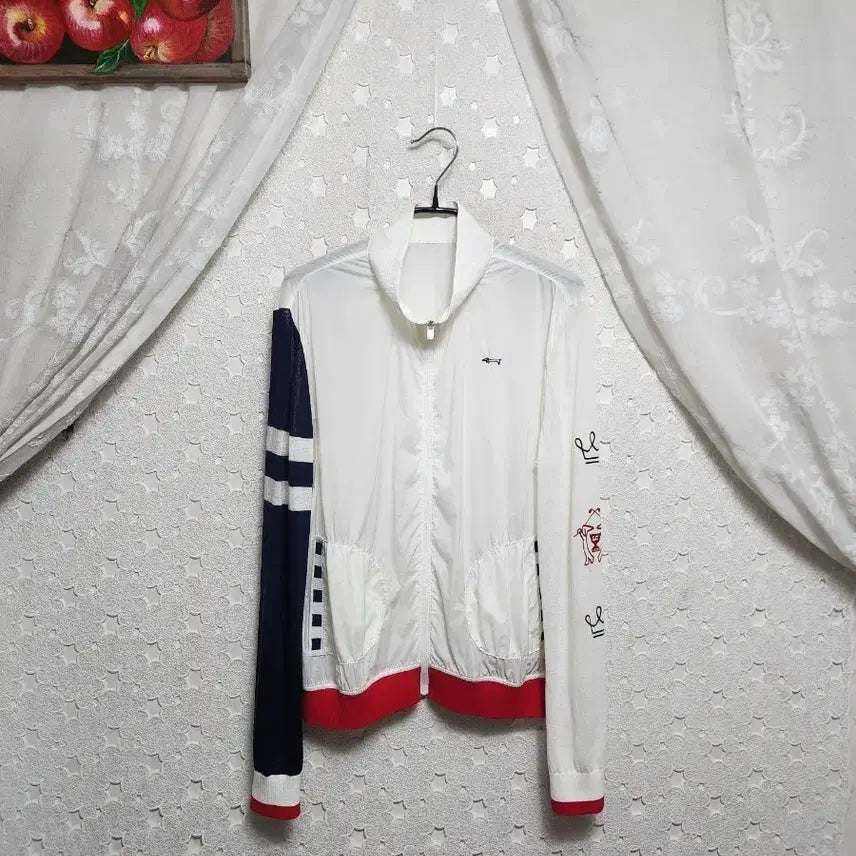[BUNJANG] Louis Castel Zip-Up Knit Women's Size M/L / 루이까스텔 니트소매 집업 여성95~100