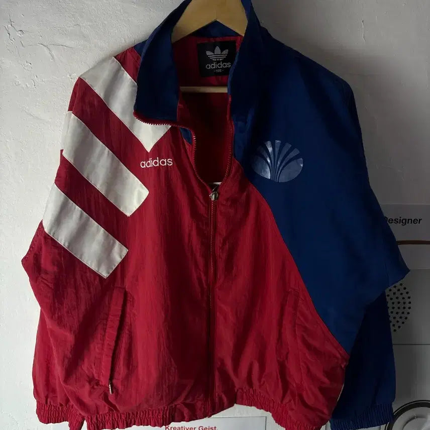 [BUNJANG] Adidas Old School Windbreaker XL / 아디다스 올드스쿨 바람막이