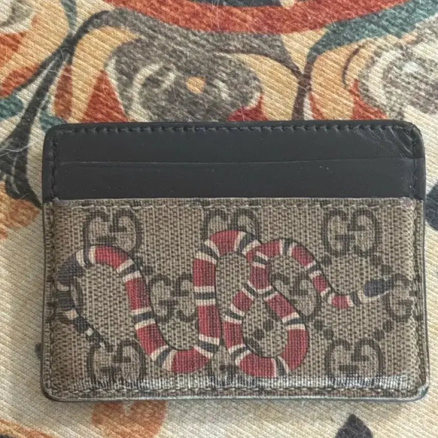 [BUNJANG] Gucci Snake Card Holder / 구찌 스네이크 카드지갑