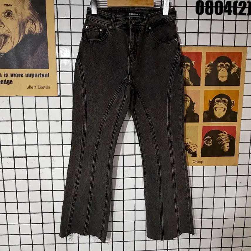 [BUNJANG] UrbanDress Bootcut Black Jeans / 어반드레스 부츠컷 블랙진 0804