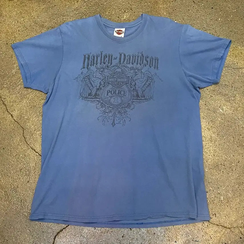 [BUNJANG] Vintage American Harley-Davidson Angel Print T-Shirt / 미국 빈티지 할리데이비슨 엔젤 프린팅 반팔티