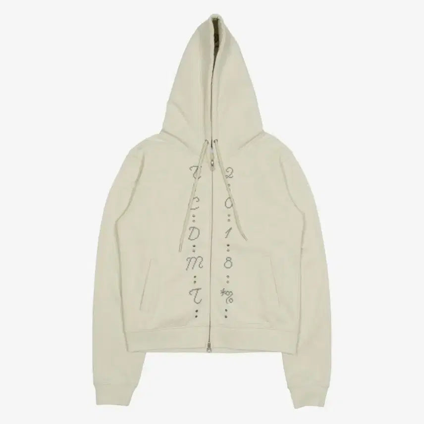 [BUNJANG] The Coldest Moment Hooded Zip-Up Oatmeal S / 더콜디스트모먼트 후드집업 s