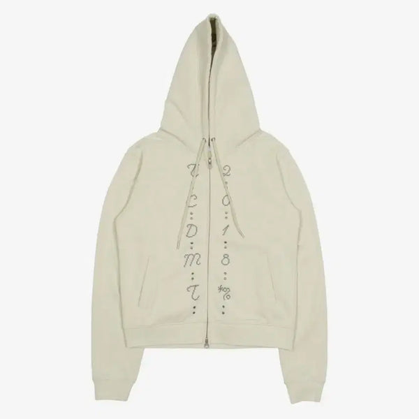 [BUNJANG] The Coldest Moment Hooded Zip-Up Oatmeal S / 더콜디스트모먼트 후드집업 s