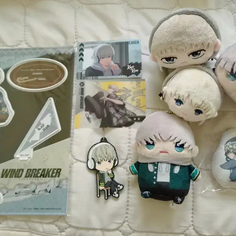 [BUNJANG] Wind Breaker Kaji Ren Plush & Acrylic Goods Bundle / 윈드브레이커 윈브레 카지 렌 누이 아크릴 굿즈