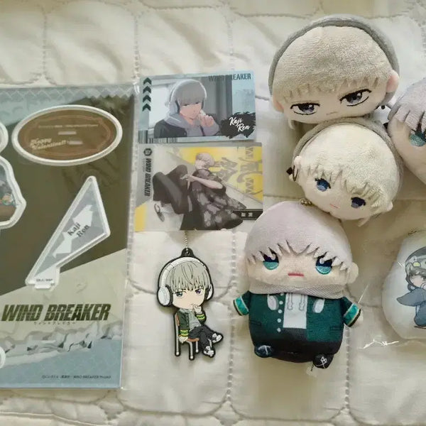 [BUNJANG] Wind Breaker Kaji Ren Plush & Acrylic Goods Bundle / 윈드브레이커 윈브레 카지 렌 누이 아크릴 굿즈