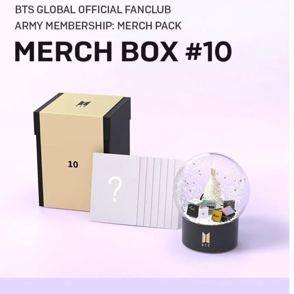 [BUNJANG] BTS Merch Box #10 Snow Globe / BTS merchbox #10 스노우볼