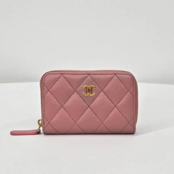 [BUNJANG] Chanel CC Caviar Zip Card Holder / [ OS ] 샤넬 CC 캐비어 지퍼 카드지갑