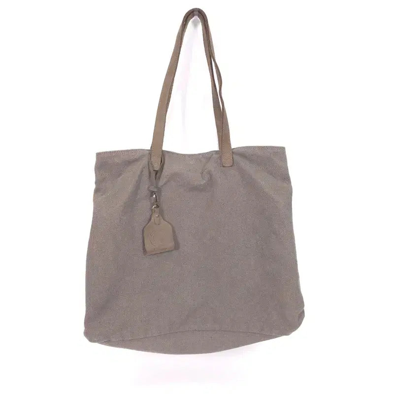 [BUNJANG] Idea Works Brown Canvas Oversized Big Bag / Idea works 브라운 캔버스 오버사이즈 빅백